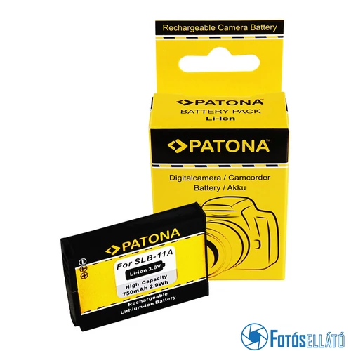 Patona AKKUMULÁTOR SAMSUNG SLB-11A SLB11A WB100 WB610 WB650 WB1000 ST2000