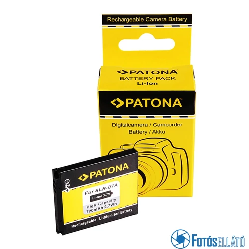 Patona AKKUMULÁTOR SAMSUNG SLB-07A PL150 PL150 ST50 ST550 TL90 TL100 TL210 TL220
