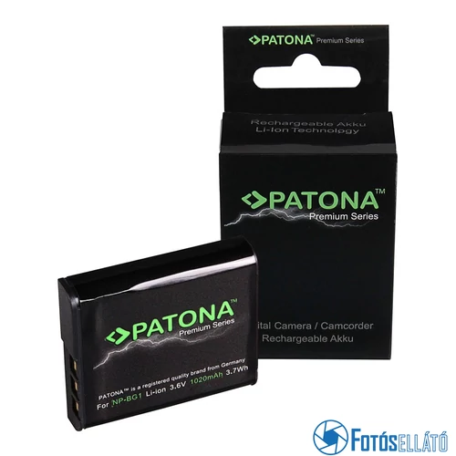 Patona PRÉMIUM AKKUMULÁTOR SONY NP-BG1 CYBERSHOT DSC H55 DSC H70 DSC H90