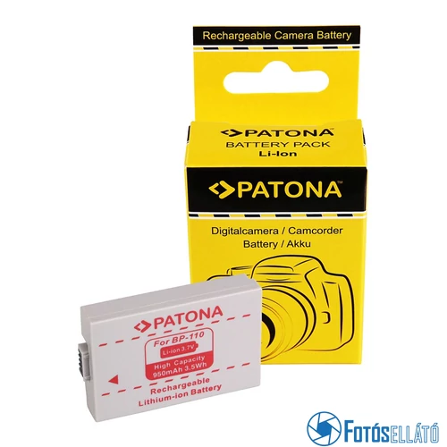 Patona AKKUMULÁTOR CANON BP-110 CANON HF R26 CANON HF 28 CANON HF 206