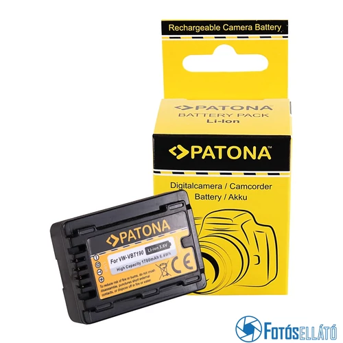 Patona AKKUMULÁTOR PANASONIC VW-VBT190 HC-VX870 VX878 VX989 VXF999