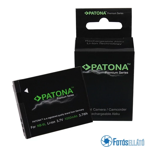 Patona PRÉMIUM AKKUMULÁTOR CANON NB-6L NB6L POWERSHOT SX240 SX500 S120