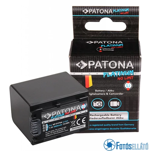 Patona PLATINUM AKKUMULÁTOR SONY NP-FV100 FDR-AX40 FDR-AX45 FDR-CX680 NEX-VG30