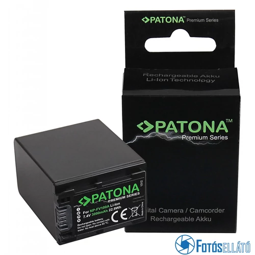 Patona PRÉMIUM AKKUMULÁTOR SONY NP-FV100 FDR-AX40 FDR-AX45 FDR-CX680 NEX-VG30