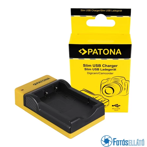 Patona SLIM MICRO-USB AKKUMULÁTOR TÖLTŐ FUJIFILM FUJI NP-40 FINEPIX F30 F-30 F31 F-31 F31FD F-31FD F402