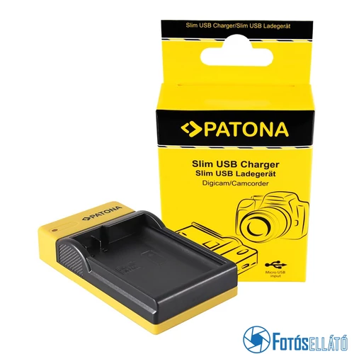 Patona SLIM MICRO-USB AKKUMULÁTOR TÖLTŐ NIKON EN-EL15 1 V1 EN-EL15 D600 D610 D7000 D7100 D800 D8000