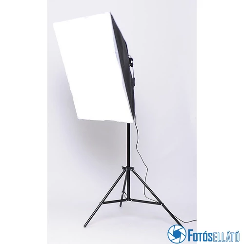 P&V Folyamatos fényű fotó izzós softbox szett  - 260W/1300W