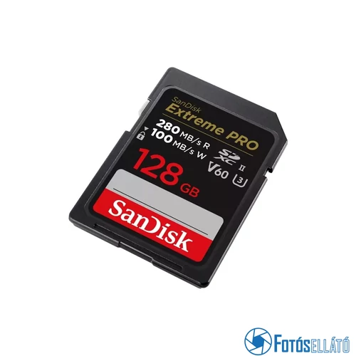 SanDisk 128GB SDXC EXTREME PRO KÁRTYA 128GB (280/100 MB/s), UHS-II, V60,C10