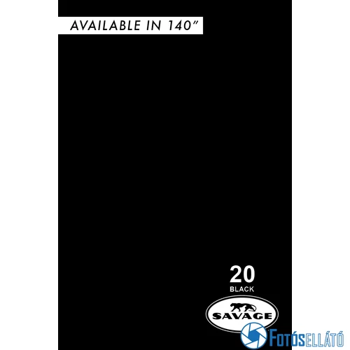 Savage Papírháttér 1.35m x 11m (20 black )