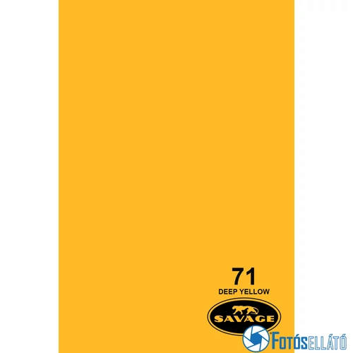 Savage Papírháttér 1.35m x 11m (71 deep yellow)