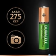 Duracell duralock recharge ultra 900 mah - aaa - 4db / cs