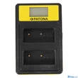 Patona SMART DUPLA LCD USB AKKUMULÁTOR TÖLTŐ FUJI NP-W126 HS30 EXR HS30EXR HS-30EXR HS33 EXR HS33EXR HS-33EXR XPRO 1 X-PRO 1