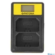 Patona SMART DUPLA LCD USB AKKUMULÁTOR TÖLTŐ SONY NP-FZ100 NPFZ100 A7 III A7M3 ALPHA 7 III A7 R III A7RM3 ALPHA 7 R III A9 ALPHA 9