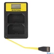 Patona SMART DUPLA LCD USB AKKUMULÁTOR TÖLTŐ SONY NP-FZ100 NPFZ100 A7 III A7M3 ALPHA 7 III A7 R III A7RM3 ALPHA 7 R III A9 ALPHA 9