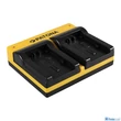Patona DUPLA AKKUMULÁTOR TÖLTŐ PANASONIC VW-VBK180 H H100 H101 H95 VW-VBK180 HC HCV700 HC-V700 MICRO USB KÁBELLEL