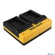 Patona DUPLA AKKUMULÁTOR TÖLTŐ NIKON EN-EL20 1 J1 J-1 V3 V-3 MICRO-USB KÁBELLEL