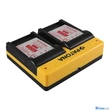 Patona DUPLA AKKUMULÁTOR TÖLTŐ SANYO DB-L40A L20A XACTI DMXC1 DMX-C1 DMXCA65 DMX-CA65 DSCC4  MICRO-US KÁBELLEL
