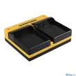 Patona DUPLA AKKUMULÁTOR TÖLTŐ OLYMPUS BLH-1 OM-D EM-1 MARK 2 EM-1 MARK II BLH-1 OM-D MICRO-USB KÁBELLEL