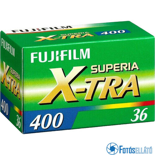 FUJIFILM SUPERIA X-TRA 400 135-36 SZÍNES NEGATÍV FILM