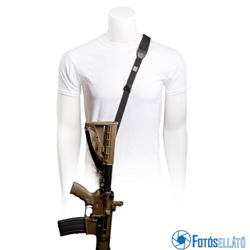 BlackRapid Cross Shot FA Black Rifle Sling with Swivel Locking Carabiner (Single Point)