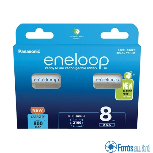 ENELOOP BK-4MCDE/8BE AAA 800MAH NI-MH AKKUMULÁTOR