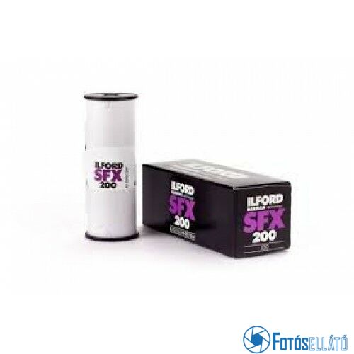 Ilford SFX 200 120 infrared fekete-fehér negatív rollfilm
