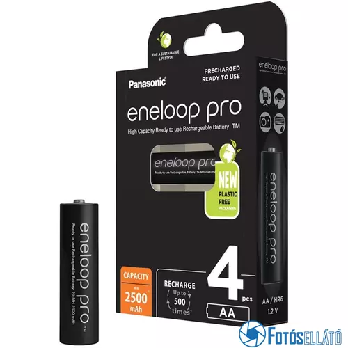 ENELOOP PRO BK-3HCDE/4BE AA 2500MAH NI-MH akkumulátor