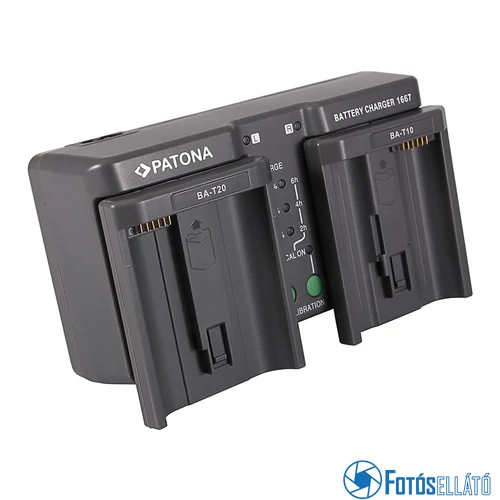 Patona DUPLA AKKUMULÁTOR TÖLTŐ NIKON EN-EL18 EN-EL4 LP-E4 BA-T10 BA-T20 MH-26
