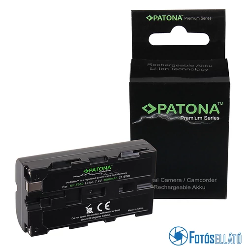 Patona PRÉMIUM AKKUMULÁTOR SONY NP-F550 F330 F530 F750 F930 F920 F550