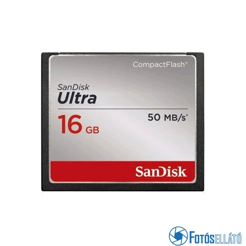 Sandisk 16 gb ultra™ compactflash™ memóriakártya (50 mb/s  sebesség)