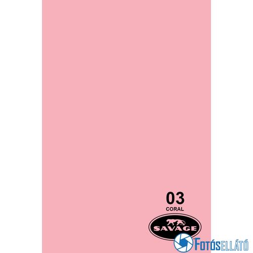 Savage Papírháttér 1.35m x 11m (03 coral )