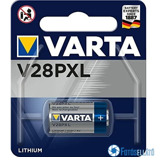 VARTA V28PX líthium fotó elem 6V BL1
